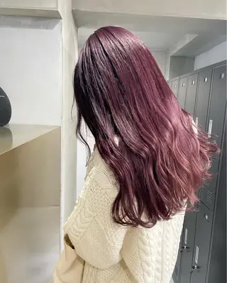 ロング カラー yuna/ボブカット /ハイトーンカラーのヘアスタイル