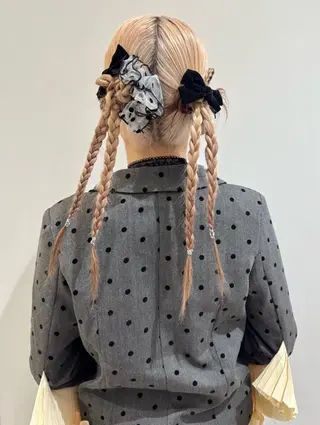 ロング ヘアアレンジ ヘアアレンジ支持率 No.1🥇RIKOのヘアスタイル