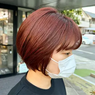 ショート カラー 那須 颯太のヘアスタイル