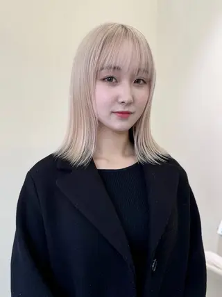 ミディアム 髪質改善/艶カラー /名駅/hizukiのヘアスタイル