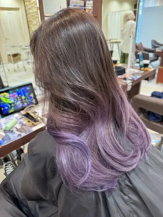 ロング カラー 美容室FaB 千葉店所属・akane 🌼韓国スタイル🌼のヘアスタイル