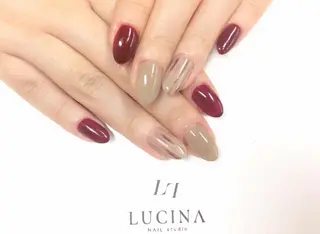 ネイル 新橋 ルキナ スタッフのネイルデザイン