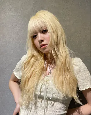 ロング Daisy🎀透け感 カラー🎀JUNAのヘアスタイル