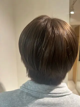 ショート パーマ/ハイトーン /吉田眞のヘアスタイル