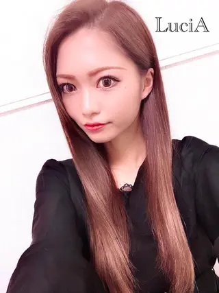 ロング カラー ヘアアレンジ LuciA/エクステ カラーのヘアスタイル