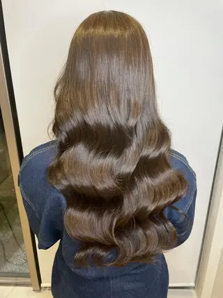 ロング カラー matiz マティス　表参道所属・💜アンブレラカラー 髪質改善　丸尾】のヘアスタイル