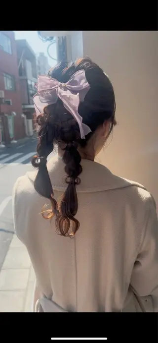 ヘアアレンジ OMOCHA所属・土田 愛友のヘアスタイル