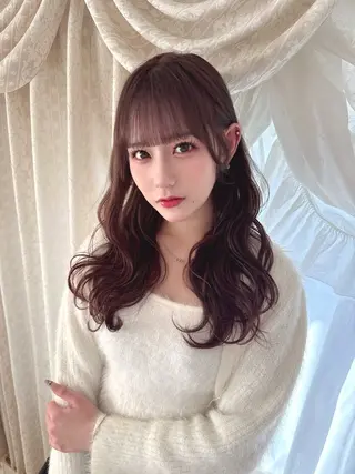 カラー リルミーミュエナ💎 大須/矢場町/上前津のヘアスタイル