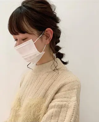 ヘアアレンジ i.＋sapporo所属・🩶韓国ヘア🩶 くびれ❤︎顔まわりのヘアスタイル