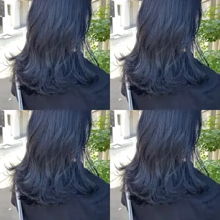 セミロング カラー 大人可愛い透明感🌟 小顔・韓国髪🌟野中のヘアスタイル