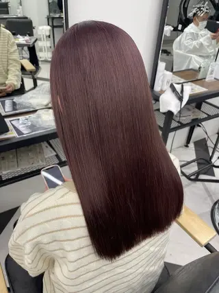 ロング himari💜 暖色カラー/レイヤーのヘアスタイル