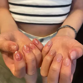 ネイル 🫧飛山琉桜/二条 ネイルアート/束感のマツエク・マツパデザイン