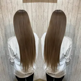 ミディアム カラー ヘアアレンジ 🔥ハイトーンカラー ギャルNAOKI🔥のヘアスタイル