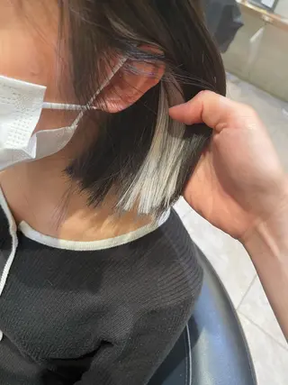 ショート レイヤー/ハイトーン 🫧‪Erikaのヘアスタイル