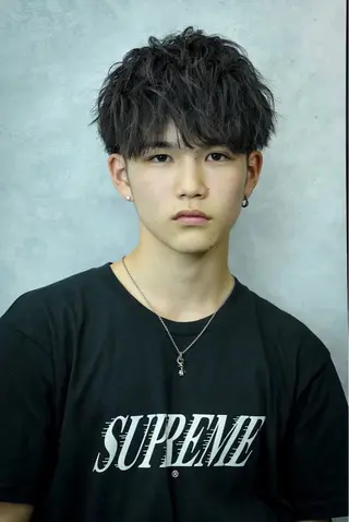 ミディアム 新宿メンズショート 💈細田 結人のヘアスタイル