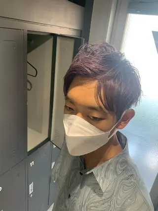 ショート カラー メンズ 園田 将士のヘアスタイル