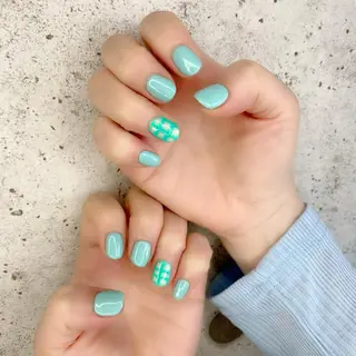 カラー パーマ ヘアアレンジ メンズ キッズ ネイル マツエク・マツパ Salon Ｋのネイルデザイン