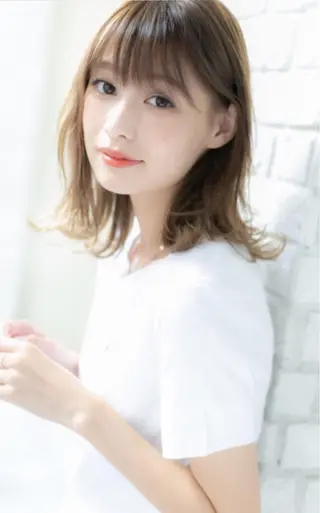 ミディアム カラー パーマ ヘアアレンジ マツエク・マツパ tissue ティッシュのマツエク・マツパデザイン