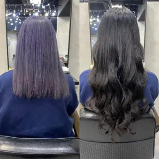 セミロング カラー ヘアアレンジ LAVENDIA Azabu所属・LAVENDIA 初音のヘアスタイル