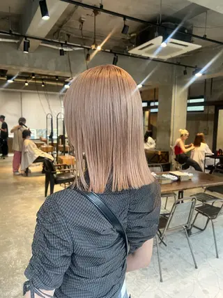 ショート カラー 赤みゼロ/透明感 カラー🌿KANTAのヘアスタイル