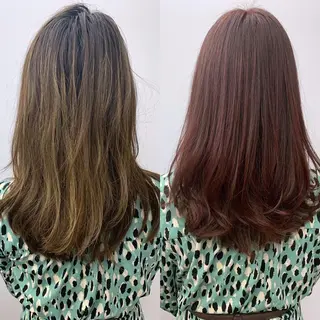 セミロング カラー パーマ ヘアアレンジ 【N°deseo】 吉祥寺のヘアスタイル