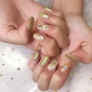 カラー ネイル Q Free nailsのネイルデザイン