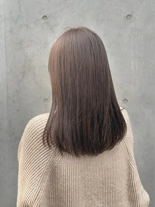 セミロング カラー ヘアアレンジ Lien所属・marika/柔らか カラー/レイヤーのヘアスタイル