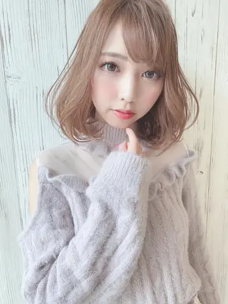 カラー ミディアム ⭐️Shelter by TOKYO⭐️のヘアスタイル