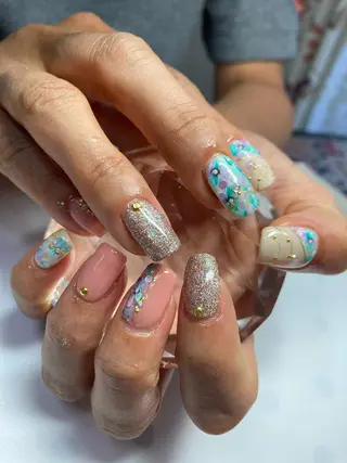 セミロング ネイル nail yukkoのネイルデザイン