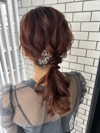 ヘアアレンジ 大人可愛いヘアメイク 💋🧚‍♀️しずかのヘアスタイル