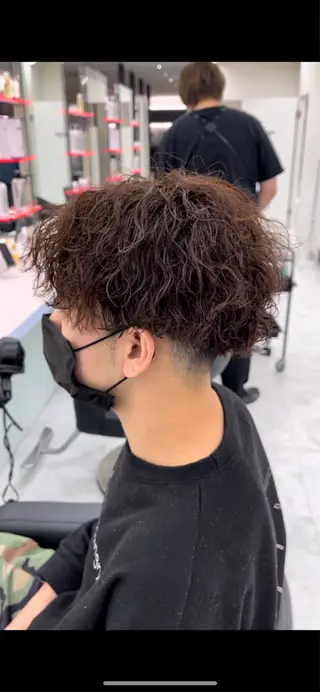 パーマ メンズ 🤍透明感カラー🤍 ブリーチ🤍AINEのヘアスタイル