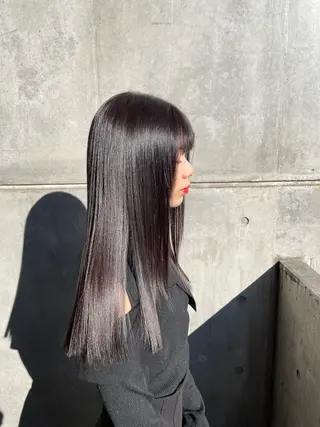 ロング 縮毛矯正支持率👑 No.1 SORAのヘアスタイル