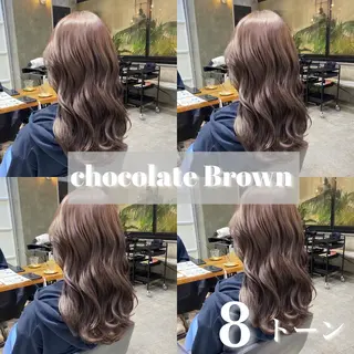 セミロング カラー Ms.CHARM所属・透明感カラー🌿 グレージュ🐺陽介のヘアスタイル