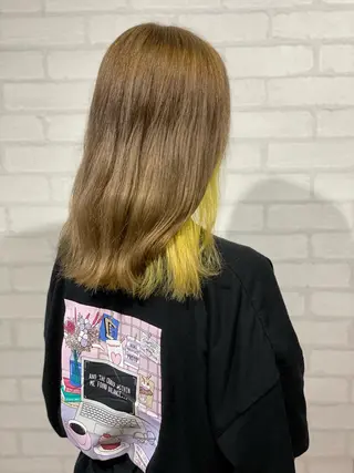 ロング カラー ✨ハイトーン カラー福岡拓也✨のヘアスタイル