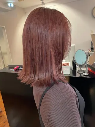 ミディアム カラー 榎本 紀美／カット無料のヘアスタイル