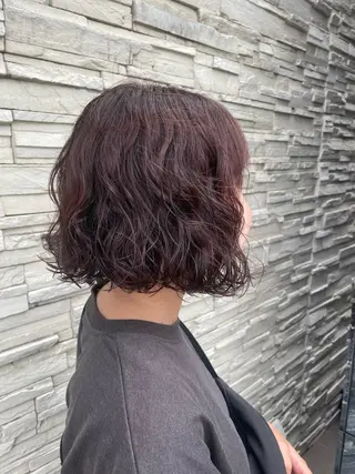 ミディアム パーマ 韓国ヘア/パーマ スタイル　北川玲聖のヘアスタイル