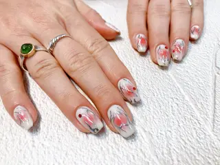 ネイル iroam所属・Keiko🧸 大人可愛いネイルのネイルデザイン