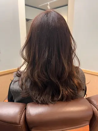 ロング 上坪 あずさのヘアスタイル