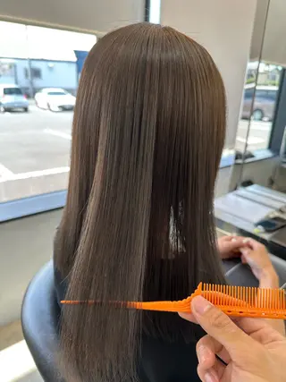 セミロング カラー 髪質改善/艶髪様 🍎豊田修太郎のヘアスタイル