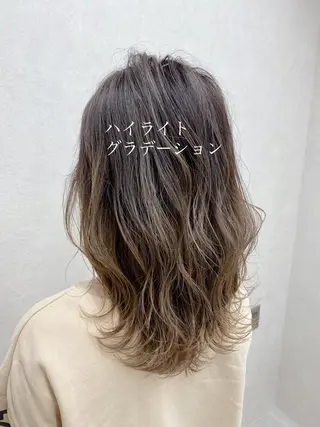セミロング 襟足特化型美容師 🌈ATSUSHIのヘアスタイル