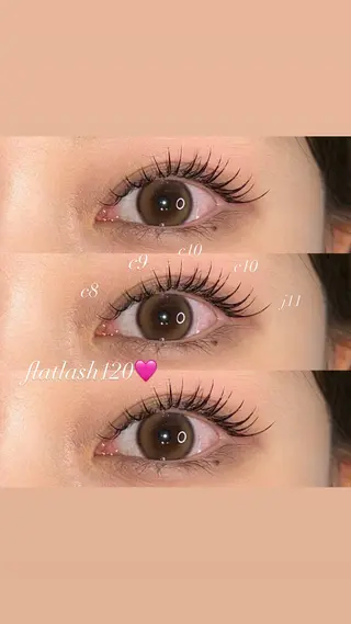 マツエク・マツパ NORA hinataのマツエク・マツパデザイン