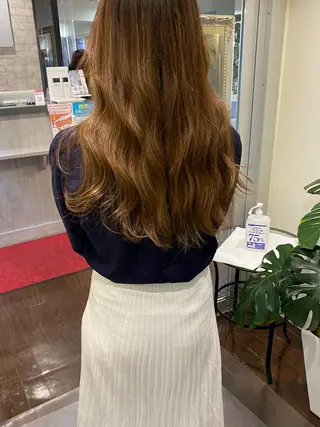 ロング カラー パーマ 髪質進化系へ 💇‍♀️Yasuのヘアスタイル