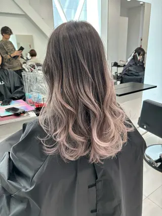 ミディアム 韓国レイヤー/ヘア カラー🎀ayamiのヘアスタイル