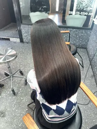 ロング パーマ 髪質改善⭐️縮毛矯正 中野⭐️Rinaのヘアスタイル