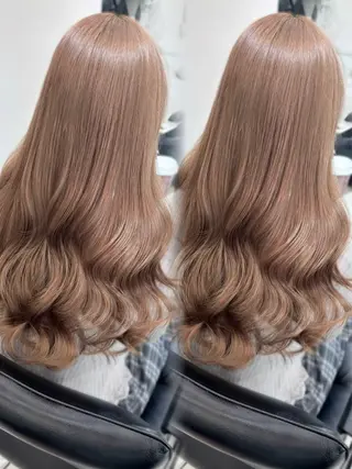 ロング カラー 盛れる顔周り🤍渋谷 Risa🎀のヘアスタイル