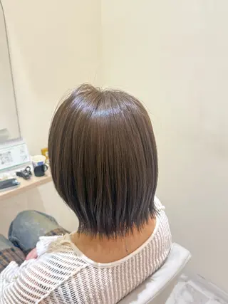 ミディアム 【ボブ/透明感カラー 】🎀上村美緒🎀のヘアスタイル