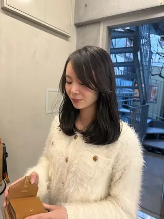 ロング カラー 誰よりも丁寧なカット 🍀小林輝のヘアスタイル