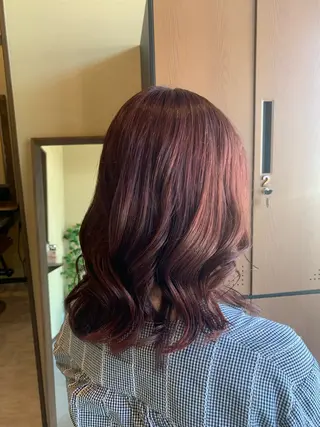 ミディアム カラー THREE by the salon fujisawa所属・kajiura /THREE藤沢店のヘアスタイル