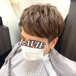 ミディアム メンズ ラヴィニュースタンダードバーバー中野店所属・💈TAMOGAMI AMI💈のヘアスタイル