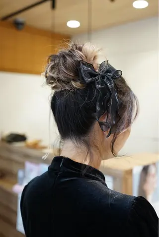 ヘアアレンジ うる艶レイヤーカット hinakoのヘアスタイル